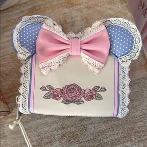 Pink and Blue Polka Dot  Wallet